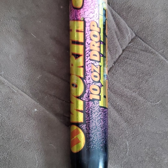 Batte Softball Worth Powercell Michele Smith, 27" 17oz, Alliage CU31, Rouge/or